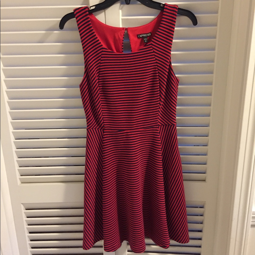 Express Fit & Flair Dress